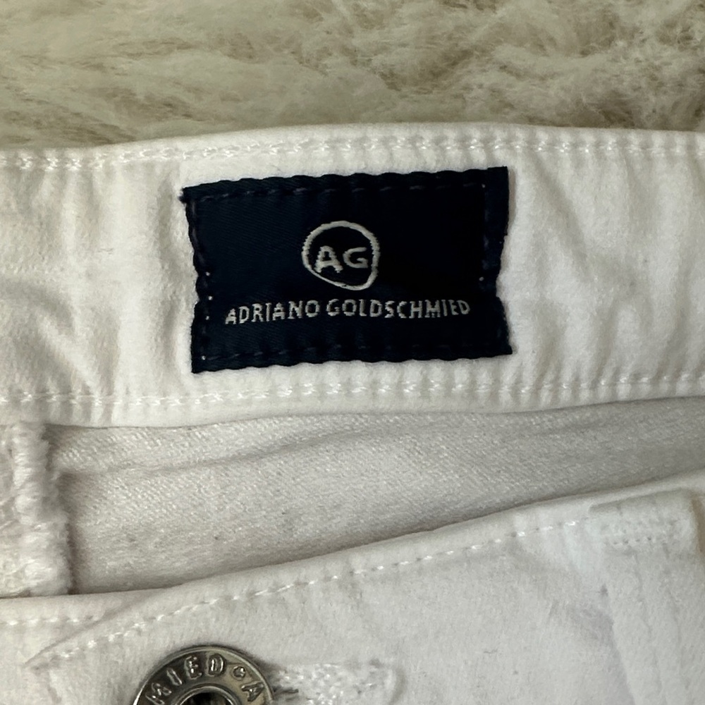 AG Adriano Goldschmied Sz 29 Women's White Legging Ankle Skinny Jean - Picture 5 of 9